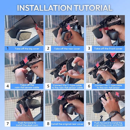 OEM Style 4K Dash Cam for Audi 2019-2026 A4 A6 Allroad A3 A5 Q5 S4 S6 Q7 A8 Q8 S8 TT A7 S5 Q3 e-tron,Loop Recording,Easy Installation,WiFi & App,64G Card