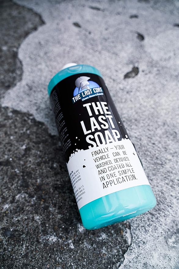 The Last Coat Ceramic Car Wash Soap & Shampoo 32 oz – pH Neutral Ceramic Coating Maintenance Soap with Hydrophobic Protection for Foam Cannon & Bucket Wash, Cars, Trucks, RVs & Boats