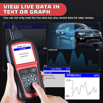 Autel AutoLink AL519 OBD2 Scanner Enhanced Mode 6 Car Diagnostic Tool Check Engine Code Reader CAN Scan Tool, Advanced Ver. of AL319