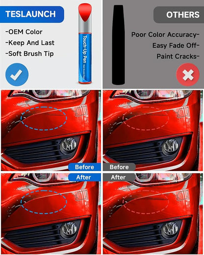 G7C/WA130X Red Hot Touch Up Paint Compatible with Chevrolet GMC Buick Cadillac Exact Match Touch Up Paint Car Scratch Repair