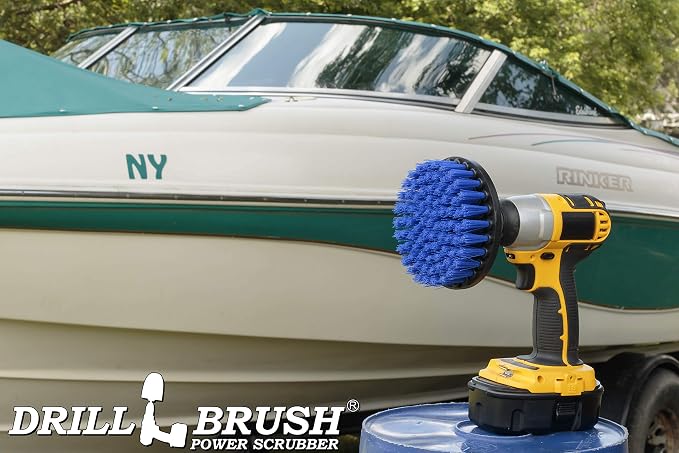 Boat Brush Scrubbing Accessories - Aquatic Cleaning Supplies - Boat Hull Cleaning Brush Set - Barnacle Remover - Boat Deck Brush - Tank Cleaning Tool Set - Fish Tank Scrubbing Brush - Boat Brush Set