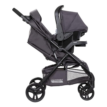 Baby Trend Passport Carriage Travel System, Silver Sky