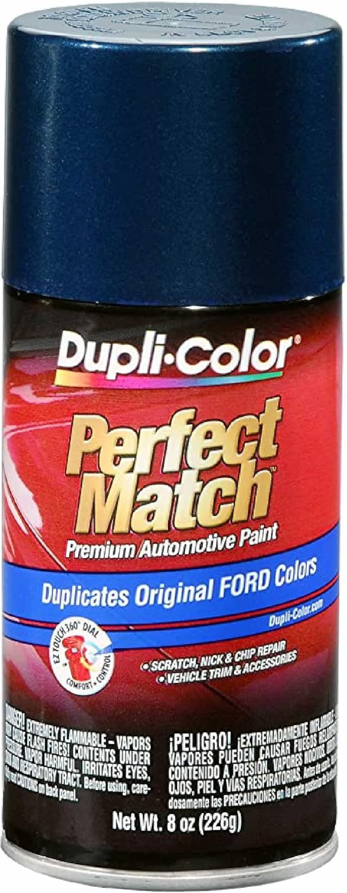 Dupli-Color Perfect Match Premium Automotive Paint, Dark Blue, 8 oz