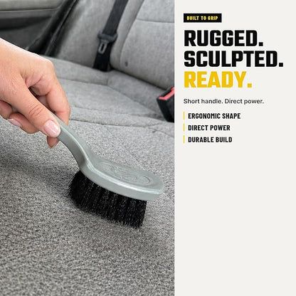 Chemical Guys, The Nifty Interior Detailing Brush 2 Pack, Soft Bristle Cleaning Tool for Car Vents, Dashboards, Steering Wheels, Door Panels, Cup Holders, Auto Interior Detail Brush Set - Grey