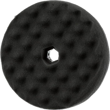 3M Perfect-it Foam Hook & Loop Polishing Pad, 3285, 6 in, Black, Buffing Pad, Eliminates Swirl Marks, For Automotive Polishing