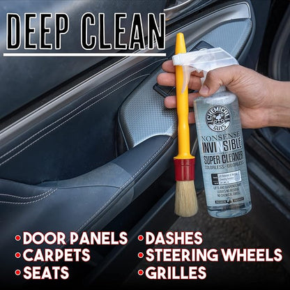 Chemical Guys VRP Vinyl, Rubber and Plastic Super Shine Dressing for Tires,16 fl oz + Nonsense Colorless & Odorless All Surface Super Cleaner, 16 fl oz, Unscented