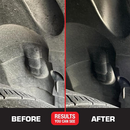 Black Magic 120252 Pro Wheel Well & Undercarriage Protecant from Water, Mud, Roadside Salt Build up & More, Restores to Like New Finish