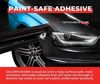 ColorFusion PPF by VViViD, Gloss Metallic Shadow Ash Grey Dry Apply PPF Vinyl Car Wrap Roll 6ft x 5ft