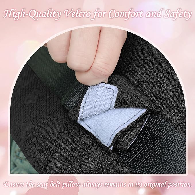 Seat Belt Pillow Post Surgery, Chemo Port Pillow for Seatbelt Chest Protector Chemo Patients Pacemaker Heart Surgery Recovery Support Cushion Gifts Women with Insert Ice Pockets