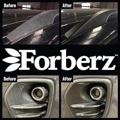 Plastic & Rubber Treatment - Non-Greasy. No Silicone. No Solvents. Paint Shop Safe. - Remove Wax/Compound/Polish Stains & Restore Sun Faded Interior & Exterior Trim. 7.5oz