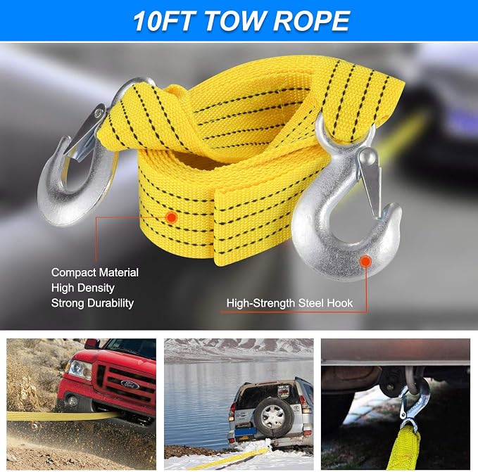 Car Roadside Emergency Kit - 86pcs Winter Traveler Safety Road Side Assistance Kits, Car Kit Essentials for Men, Women, Teen