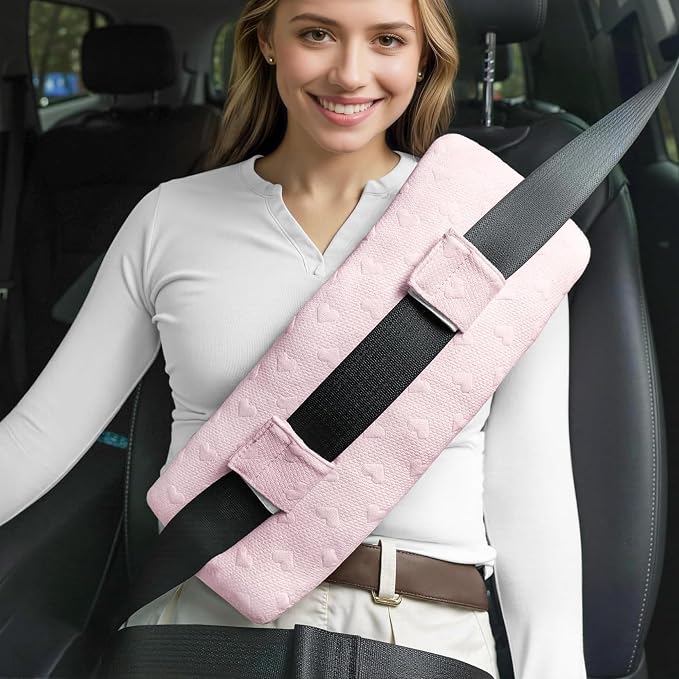 Seat Belt Pillow Post Surgery, Hysterectomy C Section Abdominal Seatbelt Pillow Surgery Recovery Must Haves, Gifts for Chest Heart Surgery with Insert Ice Pockets