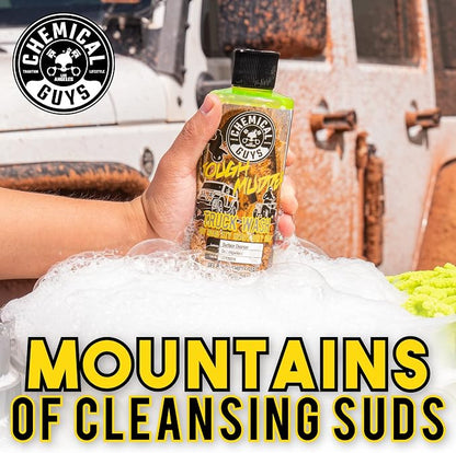 Chemical Guys Tough Mudder Foaming Heavy Duty Car Wash Soap - Soap for Foam Cannons, Foam Guns, or Buckets - Safe for Trucks, ATVs, RVs, and Off-Road Vehicles - 64 oz Lemon Scent