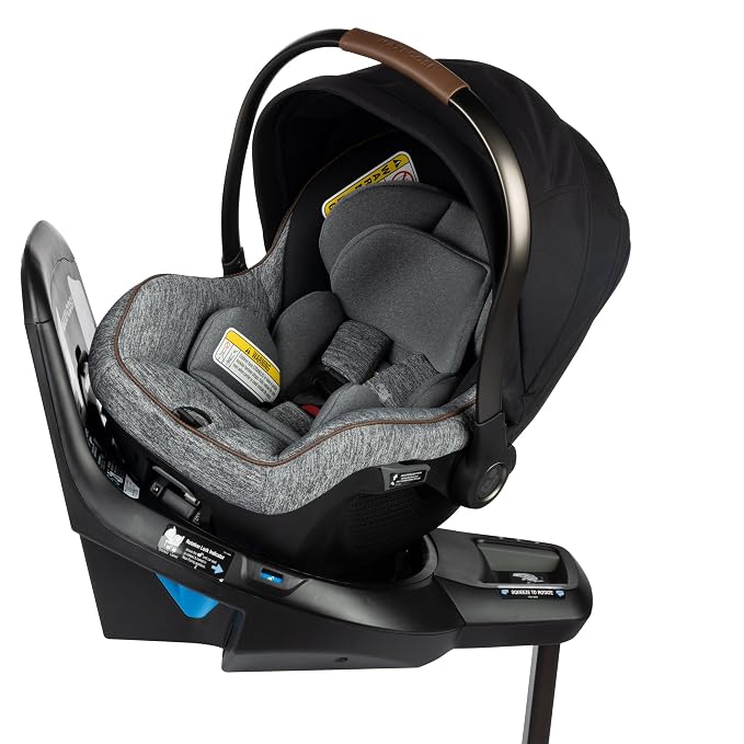 Maxi-Cosi Peri 180 Rotating Infant Car Seat, Baby Car Seat Rotating Carseat, Onyx Wonder
