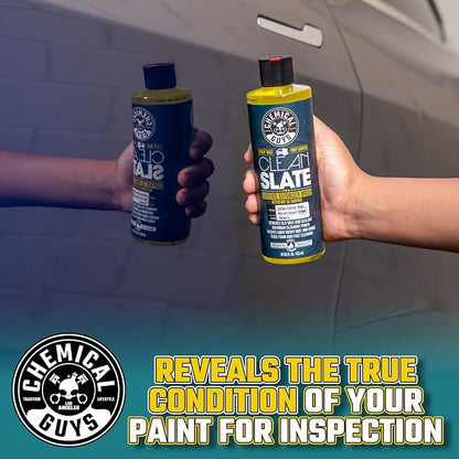 Chemical Guys CWS80316 Clean Slate Deep Surface Cleaning Car Wash Soap (Removes Old Car Waxes, Glazes & Sealants for Superior Surface Prep), 16 fl oz, Citrus Scent