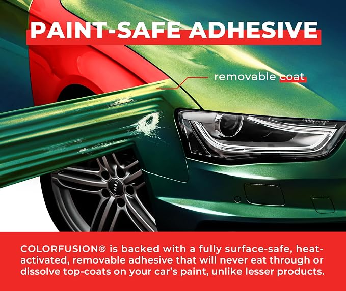 ColorFusion PPF by VViViD, Gloss Early Spring Green Dry Apply PPF Vinyl Car Wrap Roll 60ft x 5ft