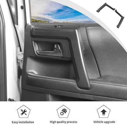 JWWY Interior Trim Kit Auto Interior Dress-Up Kit Decor Set Center Console Gear Shift Dashboard Panel Cover Trim for 2020-2023 Toyota 4runner Interior Accessories, ABS Matte Black 28pcs