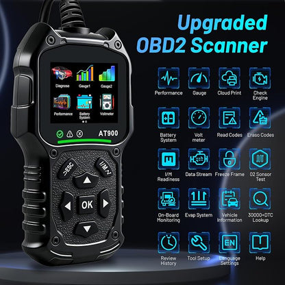 OBDII Scanner Car Engine Fault Code Reader Diagnostic Vehicle Scan Tool