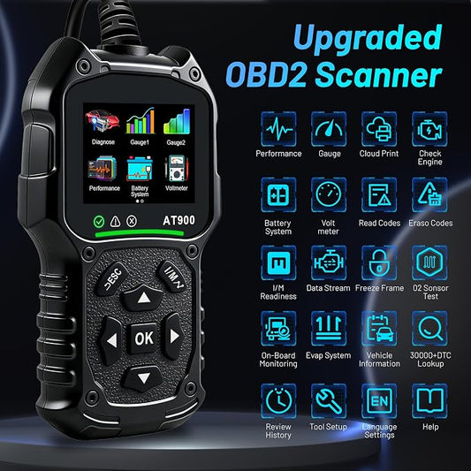 OBDII Scanner Car Engine Fault Code Reader Diagnostic Vehicle Scan Tool