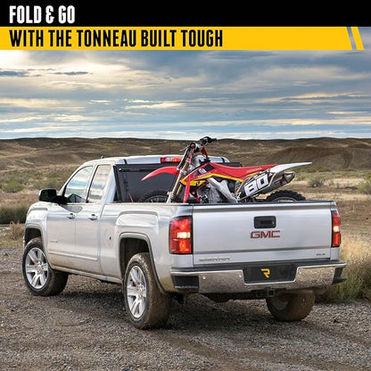 RealTruck BAK BAKFlip F1 Hard Folding Truck Bed Tonneau Cover | 772426 | Fits 2016-2023 Toyota Tacoma w/OE Track System 5' 1" Bed (60.5")