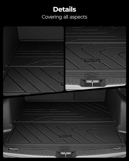 3W Floor Mats & Cargo Liner Fit Mazda CX-50 2023-2026 (Not for Hybrid), TPE All Weather Liners Full Set Mazda CX 50 Accessories All Season Guard Odorless Anti-Slip Black