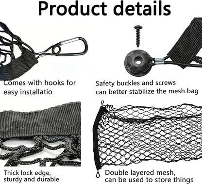 Truck Bed Cargo Net, Storage Elastic Mesh Net（35.4 * 15.7In）