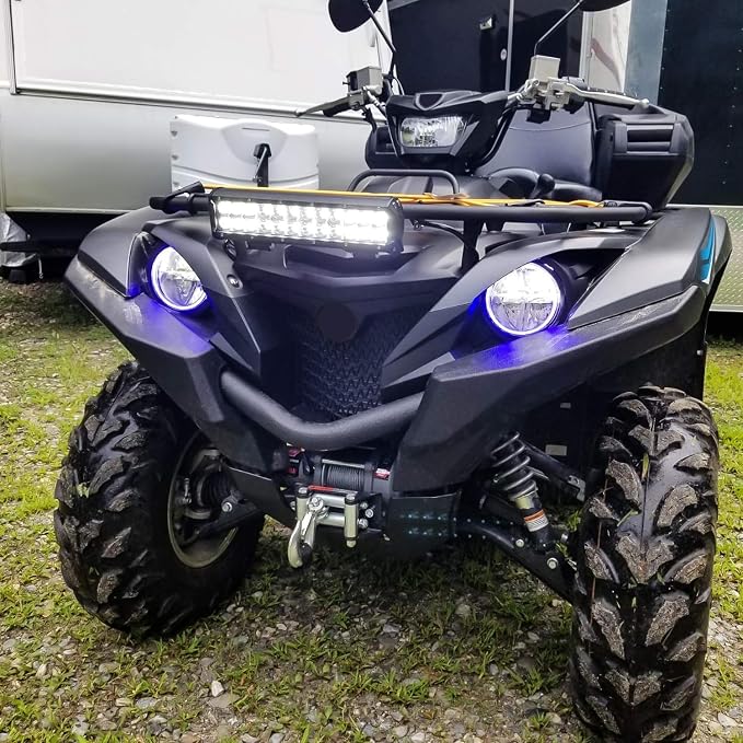 Nilight Led Light Bar 12 Inch 72W Spot Flood Combo Off Road Fog Lights Driving LED Pods with Off Road 16AWG Wiring Harness Kit - 1 Lead for Truck ATV UTV SUV Boat