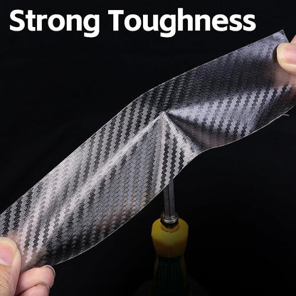 Arespark Car Door Edge Protector, Clear Carbon Fiber Sill Guard Vinyl Film with Anti-Scratch Anti-Collision Protection for Most Vehicles with Free Tool Kit (1inx30ft)