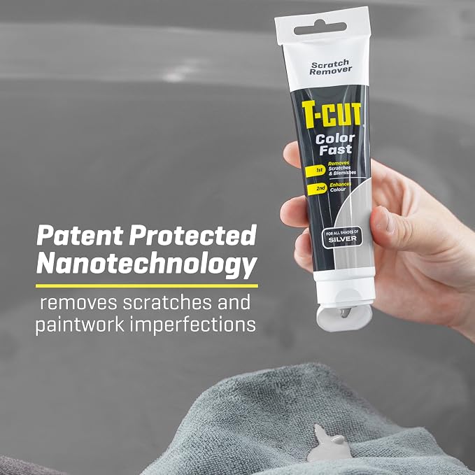 T-Cut Color Fast Scratch Remover & Paint Restorer, Silver - Repairs Swirls & Scratches, Removes Oxidation, Restores Color & Enhances Shine, 5.3 oz