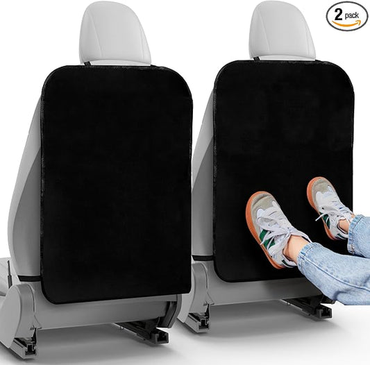 Todays Kids 2 Pack Kick Mats Back Seat Protector - Backseat Car Organizer for Kids, Car Storage Organizer, Back Seat Cars Organizers, Cars Organizers Backs Seats, Travel Accessories, No Pockets