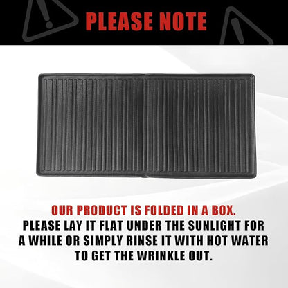 BestEvMod for Rivian R1S All Weather Trunk Mat Protection Accessories, 3D Cargo Liner TPE Material Compatible with Rivian R1S 2022-2025 2026 Interior Accessories