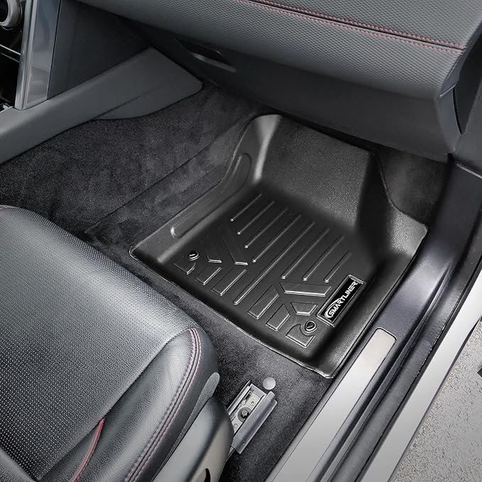 SMARTLINER All Weather Protection Custom Fit 1st Row Floor Mat Liner Set Compatible with 2020-2025 Land Rover Discovery Sport
