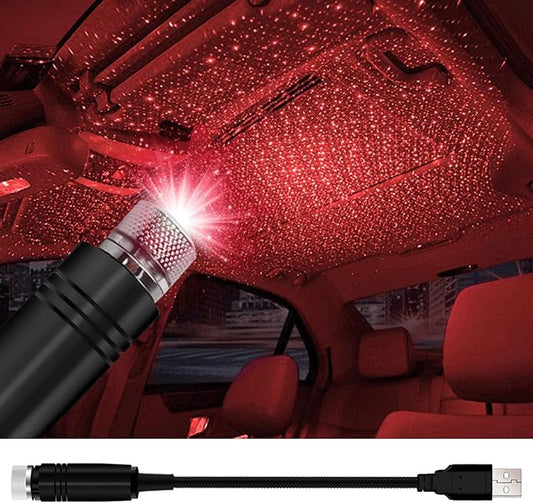 Star Projector Night Light, Car Accessories for Women and Men, Romantic Car Led Lights Interior, Adjustable Interior Car Lights Fit Car, Roof, Bedroom, Plug and Play, Car Decor, Room Decor, Home Decor