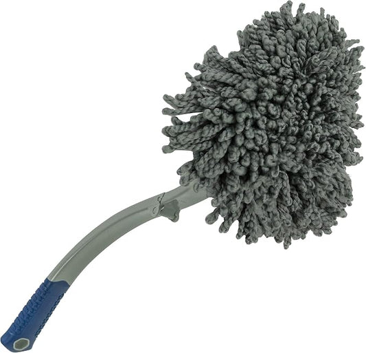 S&T INC. Super Soft Microfiber Car Duster, Pollen-Removing Dusting Wand for Car Detailing, Home and Kitchen