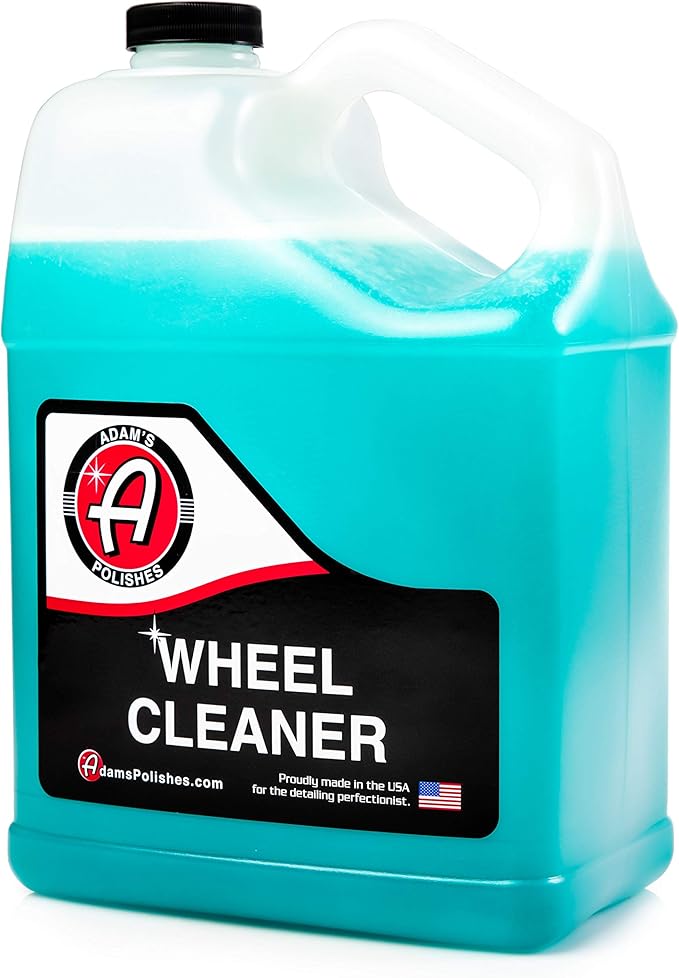 Adam's Polishes Wheel Cleaner Gallon - Tough Wheel Cleaning Spray for Car Wash Detailing | Rim Cleaner & Brake Dust Remover | Safe On Chrome Clear Coated & Plasti Dipped Wheels| Use w/Wheel Brush