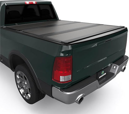 AUTOSAVER88 Low-Profile Hard Tri Fold Truck Bed Tonneau Cover Fit for Ram 1500 New Body Style 2019-2026 with 5.7ft Bed Without Rambox