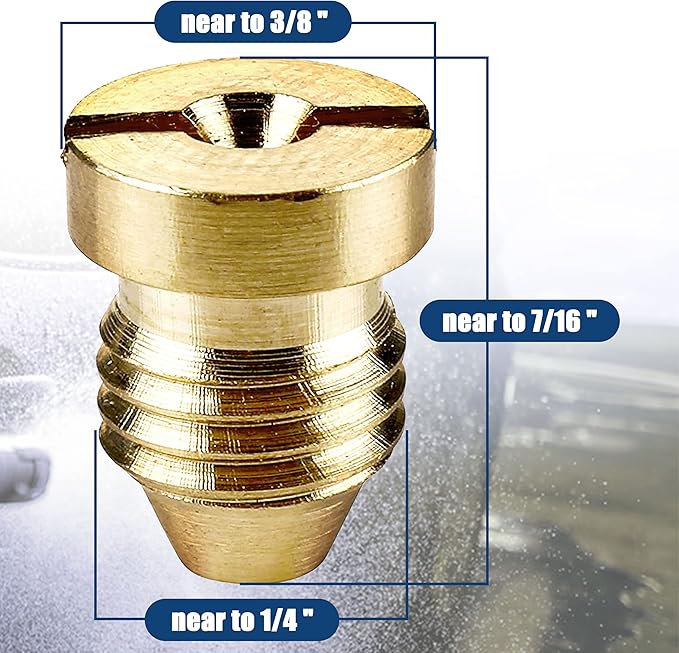 RIDGE WASHER 1.1 mm Orifice for Foam Cannon and Foam Maker, 4-Pack | Universal Thread Nozzle Tips, Mesh Filter
