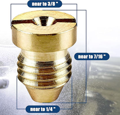 RIDGE WASHER 1.1 mm Orifice for Foam Cannon and Foam Maker, 4-Pack | Universal Thread Nozzle Tips, Mesh Filter