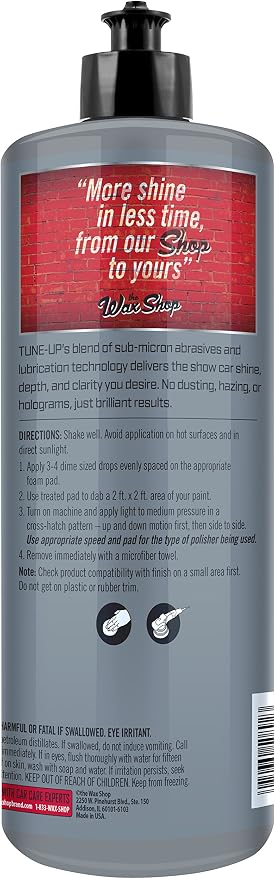 50954 32 Ounces Tune-Up Fine Cut Polishing Compound-32oz