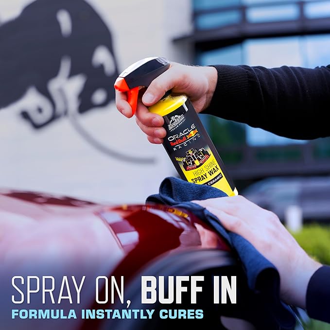 Armor All Podium Series High Shine Hybrid Ceramic Car Spray Wax, Safe on All Car Paint Finishes, Developed With Oracle Red Bull Racing, 16 fl oz