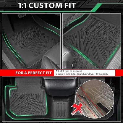 Floor Mats for Subaru Crosstrek 2013-2017 & Impreza 2012-2016, 2016 Crosstrek Floor Mats & Cargo Liner, Waterproof Anti-Slip, TPE Summer Winter Non-Slip Impreza Cargo Mat
