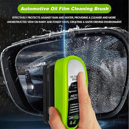 Oil-Free Car Glass Brushes, Upgrade Clear Vision Glass Cleaner, Automotive Oil Film Cleaning Brush for Car Windows, Clearvision Cars Windshield Cleaner Tool (150ml)
