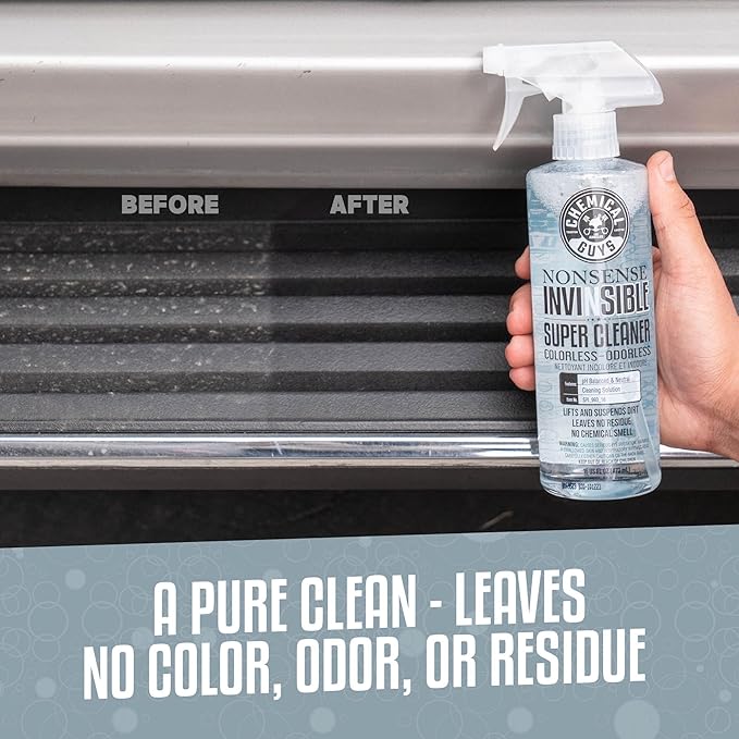 Chemical Guys Nonsense, Odorless Cleaner For Car Interior and Exterior All Purpose Cleaning Spray for Vinyl, Rubber, Plastic, Carpet, Upholstery, and Engine Bays Foaming Deep Cleaning Formula 16 oz