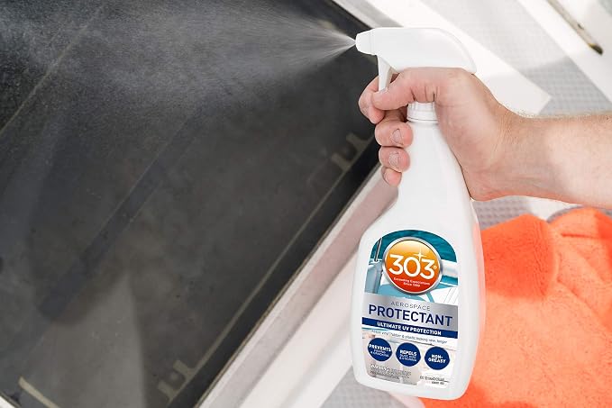 303 Marine Aerospace Protectant – UV Protection – Repels Dust, Dirt, & Staining – Smooth Matte Finish – Restores Like-New Appearance – 32 Fl. Oz. (30306-6PK)