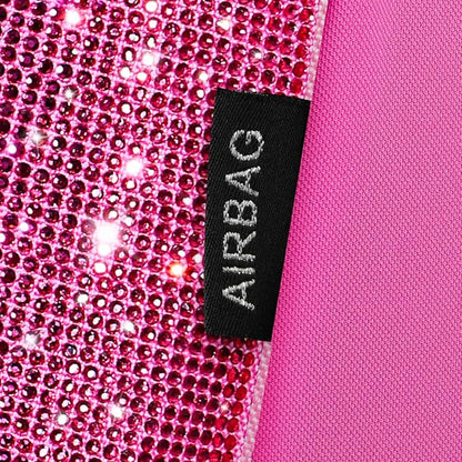 CAR PASS Hot Pink Bling Diamond Leather Car Seat Covers Full Sets, Waterproof Shining Glitter Sparkly Crystal Universal Armrest Fit for Automotive Truck SUV Cute Women Girl,Hot Pink Rhinestone
