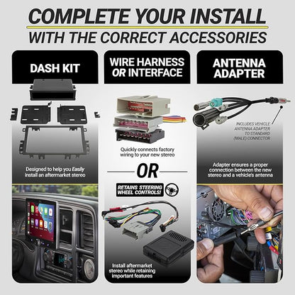 Scosche HA08BCB Aftermarket Radio Wiring Harness with Crimp Connectors for Select 1998-11 Acura and Honda - Aftermarket Radio Wire Harness for Car Stereo - Check Vehicle List Below for Your Model
