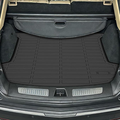 Floor Mats for Cadillac XT5 2018 2019 2020 2021 2022 2023 2024 2025, 2017 TPE Custom Fit Cadillac XT5, Non-Slip Waterproof Summer Winter, Front & Rear Row & Cargo