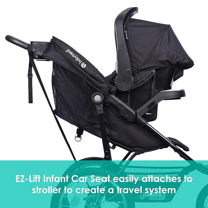 Baby Trend Journey Jogger Travel System with EZ-Lift Infant Car Seat, Stellar Black