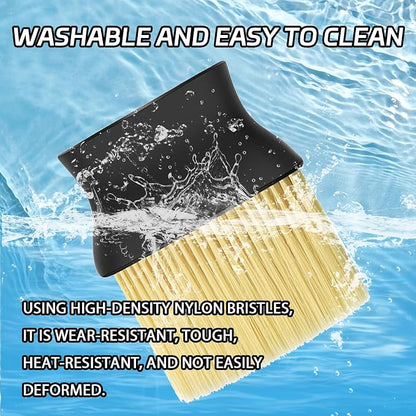 Automotive Interior Dusting Brush, Car Interior Cleaning Brush, Car Detailing Brush, Ultra-Soft Bristles Duster Brush for Car Interior, Dashboard, Leather, Baseball Umpire Gear Brush (Yellow)