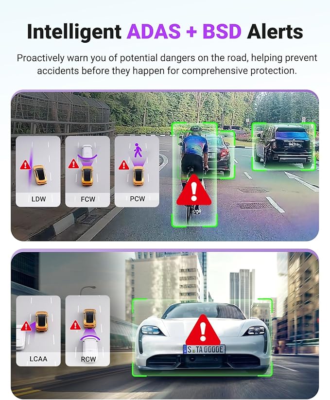 Vantrue S1 Pro Max 4K+4K Dash Cam, Dual STARVIS 2 Dash cam Front and Rear, 2 Channel HDR Dashcam, PlatePix Night Vision, 5G WiFi, Voice Control, GPS, 24H Buffered Parking Mode, Support 1TB Max